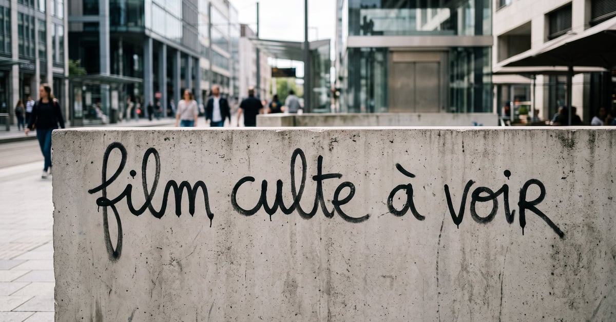 Film culte à voir : pellicule cinématographique et bobines vintage sur fond sombre
